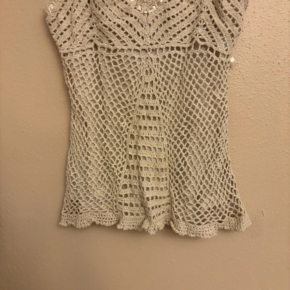 Faded Glory Crochet Cami - Picture 3 of 11